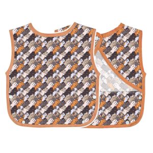 Water Proof Reusable Bandana Cotton Soft Baby Bibs Competitive Price Babies Print Gown Wholesale Custom Bib Bow Headband Set