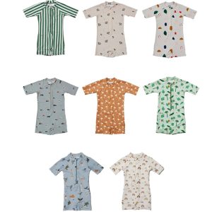 Breathable Beach Wear Upf 50+ Baby Swimsuit Polyester Beach Eco-Friendly Sport Sun Suit Washable Baby Swimwear for Swimming