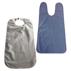 Natucare Adult Terry Cloth Adult Long Bib Waterproof Adult PVC Bibs
