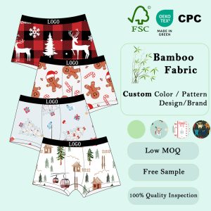 Oem Custom Logo Children's Bamboo Underwear Wholesale Manufacturer Low Moq