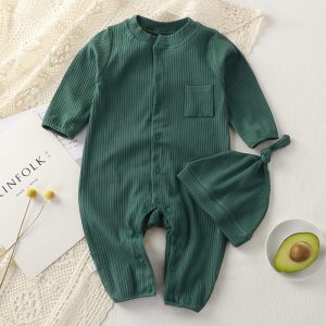 New Bamboo Clothing Newborn Baby Cotton Sweater Toddler Long-sleeved Knit Clothes Baby Romper Knitwear Baby Boy Clothes