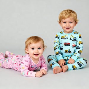 New Design Pajamas Bamboo Viscose Soft Baby Jumpsuit Custom Printed Newborn Sleepers Rompers Cute Odm Infant Zipper Spring