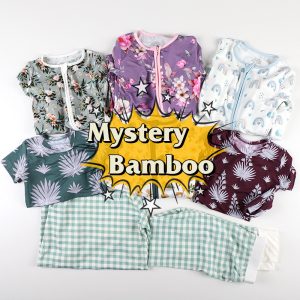 Wholesale Ready to Ship Bamboo Pajamas Mystery Box Random Styles Zippy Baby Bamboo Zippy Thanksgiving Day Folded Cuff Blind Box