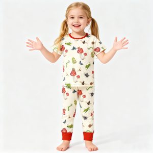 0-12 Years Old 2pcs Hot Sale Summer Baby Girls Children Kids Print Floral Lounge Sleepwear Fashion Shorts Set Clothes