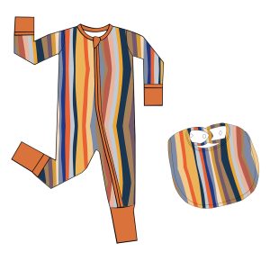 Manufacturers Bamboo Baby Pajamas Long Sleeve Zipper Romper Clothes Bamboo Bibs Zippies Baby Kids Sleeper Zippy Clothing
