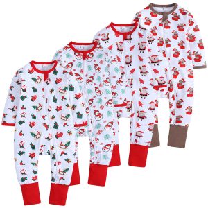 High Quality Baby One Piece Custom Bamboo Pajamas Child Crawling Suit Newborn Onesie Sleeper Kids Romper