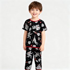 Baby Bamboo Onesie Summer Animal Print Gauze Fashionable Crawling Clothes Newborn Baby Button Jumpsuit Anti-Shrink Pajama Romper