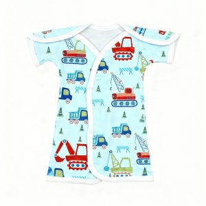 Custom Organic NICU GOWN Micro Preemie Baby Nurse Clothing Open-Shoulder Bamboo Oem Cotton Gowns Adapted Preemie Baby Clothes