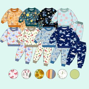 Kids Wear Baby Bamboo Clothing Bamboo Jogger Set Custom Hoodies Set for Girls Boys