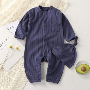 Wholesale Factory Infant Clothes Baby Bamboo Pajamas Onesie Ropa De Bebe Newborn Rompers Boho Baby Pajamas for New Born Kids