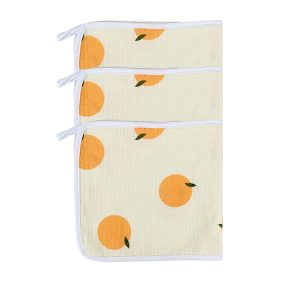 Natucare Natural  Muslin Cloth Burp Brown Organic Burp Cloths for Baby Boys and Girls