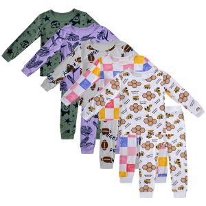 Newborn Pajamas Plain White Bamboo Bubble Romper Set Summer Baby Clothes Baby Girl Boy Romper Set